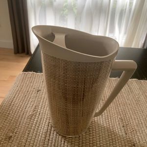 Vintage Rafia pitcher
